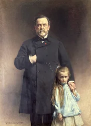 Louis Pasteur and his Grand-daughter, Camille Vallery-Radot